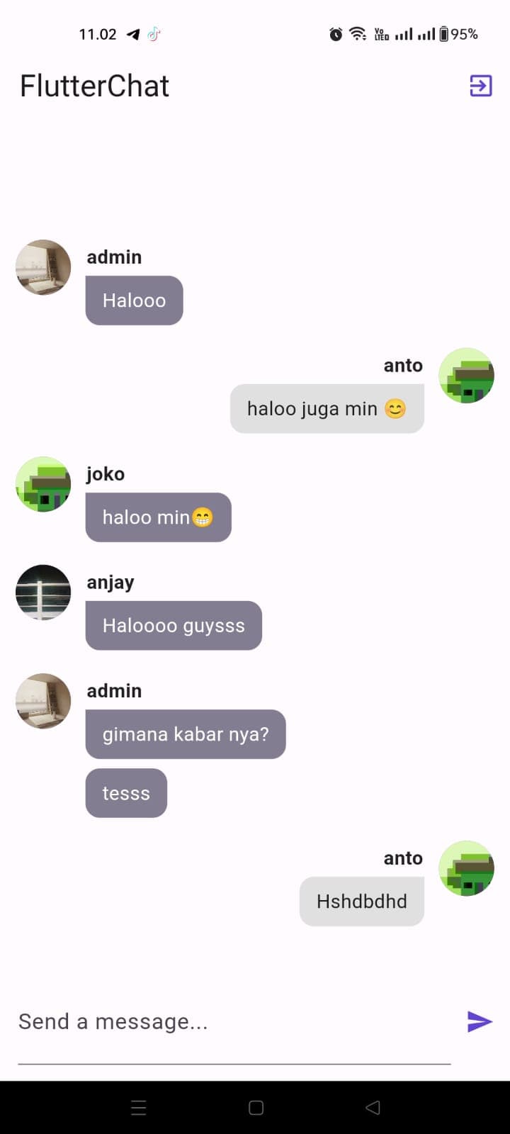 Real-time Group Chat App