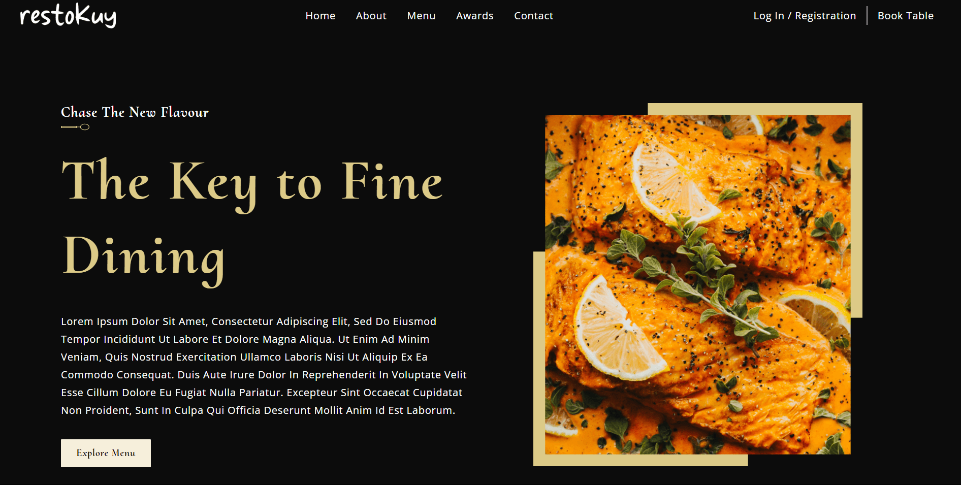 Restaurant Management Web App